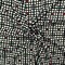 Black-White-Red Rayon Geometry Printed Twill Woven Fabric By the Yard